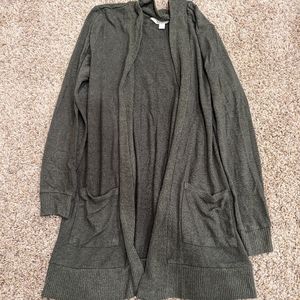 Market&Spruce Forest Green Cardigan